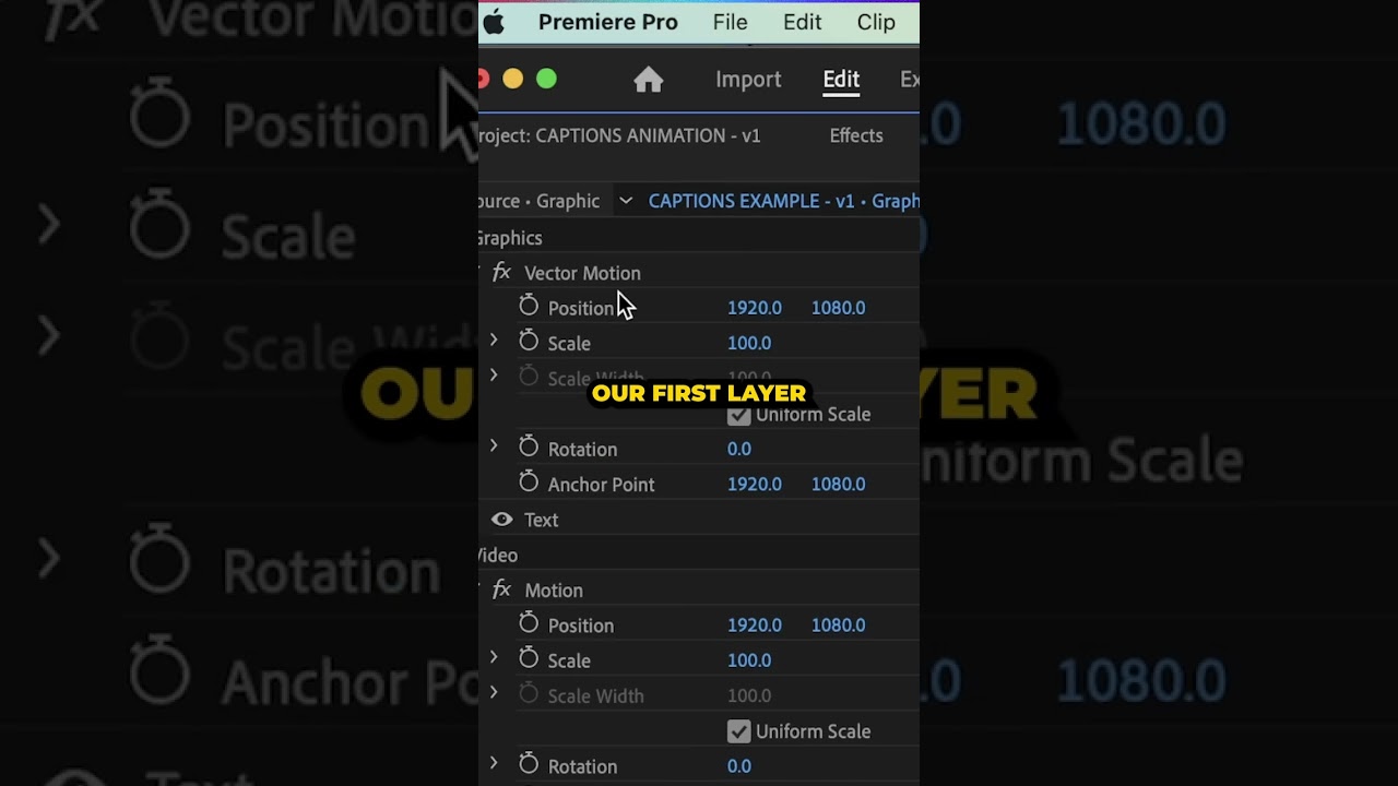 How to Make BOUNCY TIKTOK CAPTIONS in PREMIERE PRO (tutorial) 